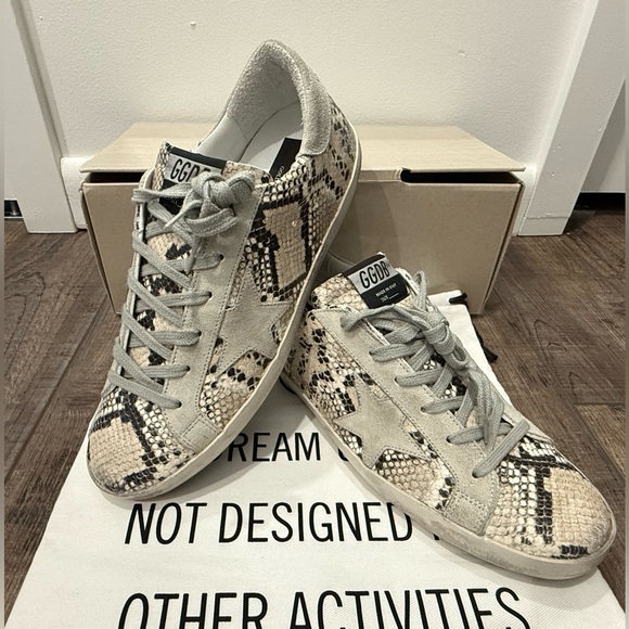 Golden Goose Snake Print Women's SuperStar Sneakers 40/9.5